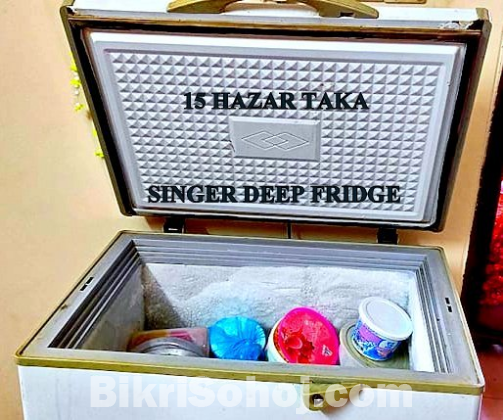 SINGER DEEP FRIDGE 15 HAZAR TAKA